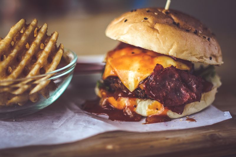 Crispy waffle fries seasoned with house spice blend