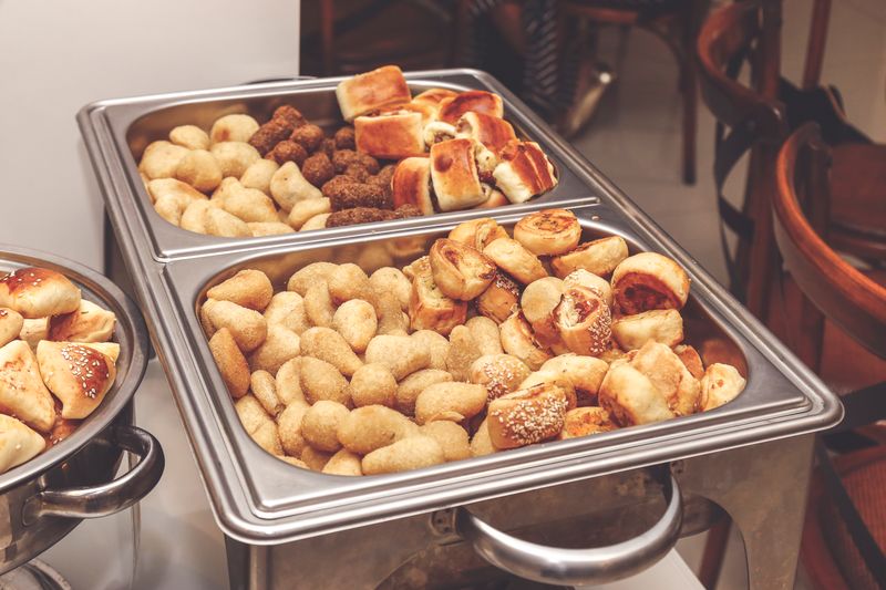Wing Snob catering spread for events